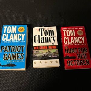 Tom Clancy Book Set lot